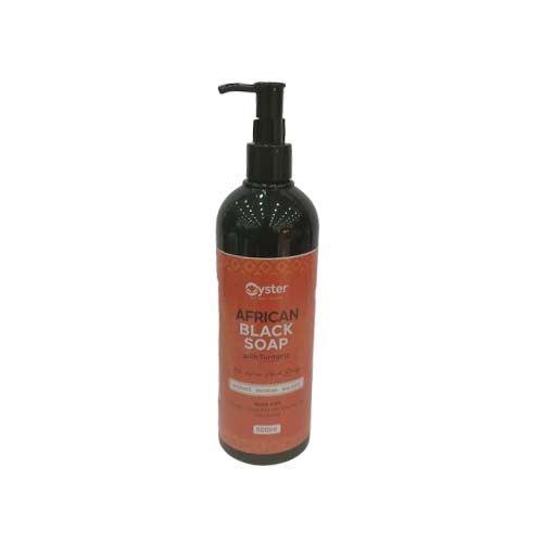 OYSTER BLACK SOAP 500ML TURMERIC
