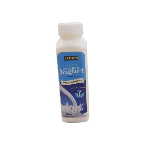 LOHIM GREEK YOGURT VANILLA 350ML