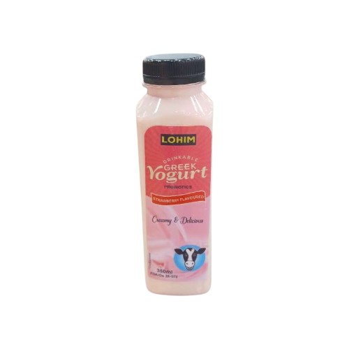 LOHIM GREEK YOGURT STRAWBERRY 350ML