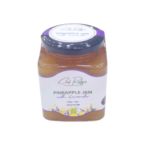 CHEF RUBYS PINEAPPLE JAM W LAVENDER 370G