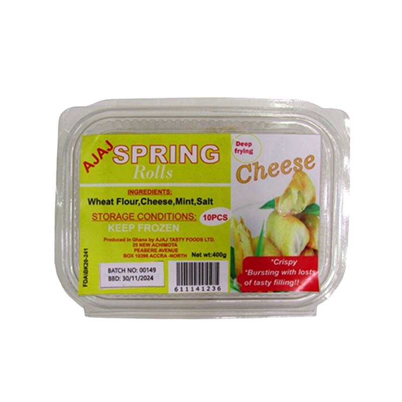 AJAJ CHEESE SPRING ROLLS 10PCS 400G