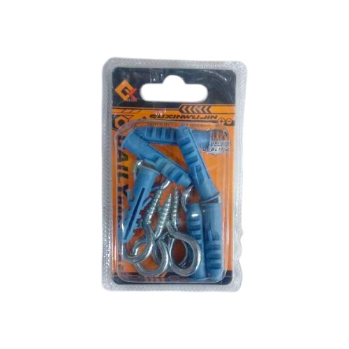 EYE HOOK WITH WALL PLUGS NO 10 E8