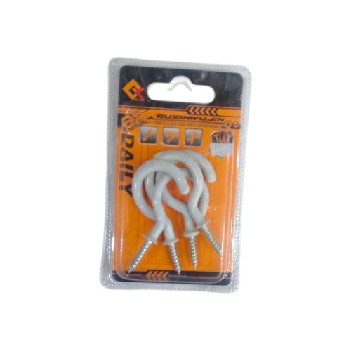 HOOK WHITE PVC COATING 1 1-2 INCH