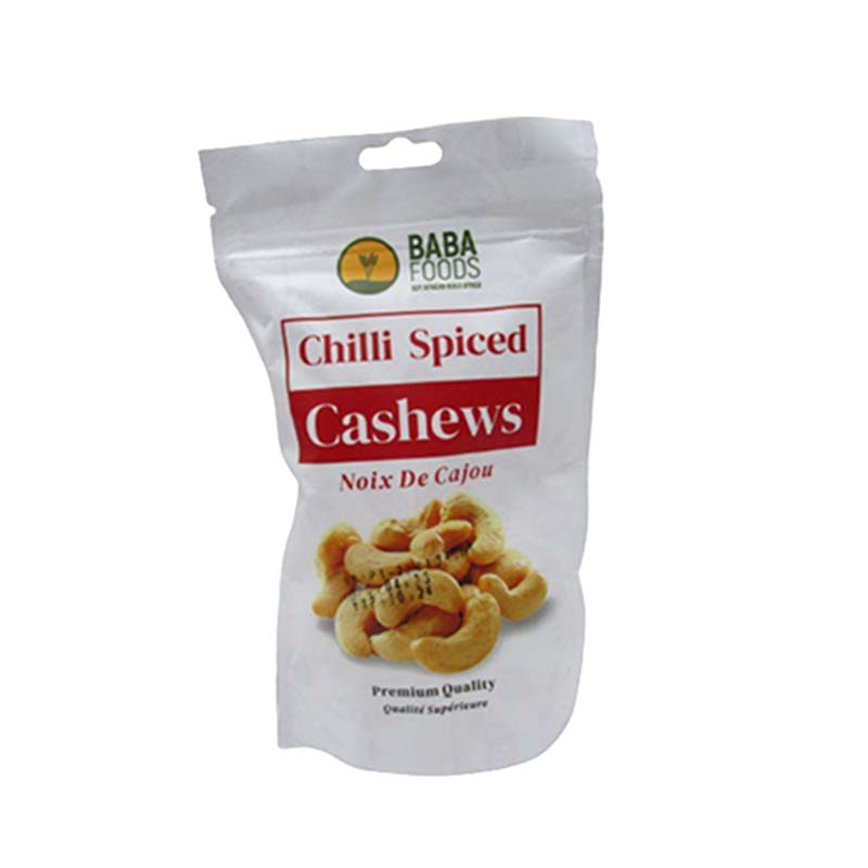 CHILLI SPICED CASHEWS 100G BABA FOODS