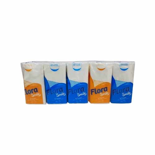 FLORA SMILE HANDKERCHIEF 10PCS
