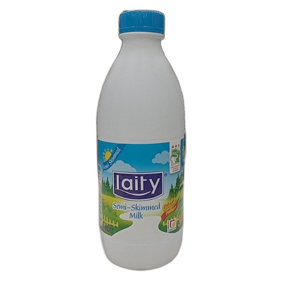 LAITY SEMI SKIMMED MILK 1L