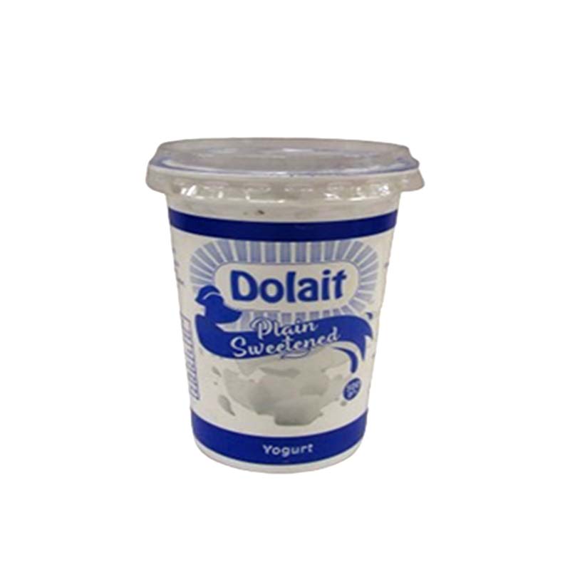 DOLAIT SWEETENED PLAIN YOGHURT 500G