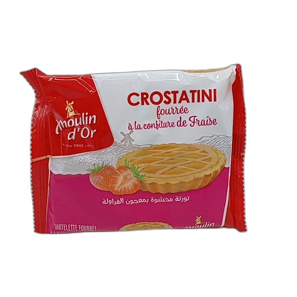 MOULIN DOR CAKE CROSTATINI STRAWBERRY 70GR