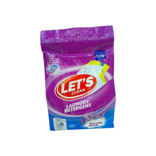 LETS PURPLE ROSE LAUNDRY SOAP 1.5KG