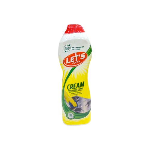 LETS LEMON CREAM CLEANER 750ML
