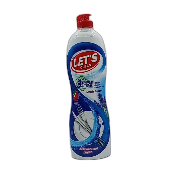 LETS LAVENDER DISHWASH LIQUID 750ML