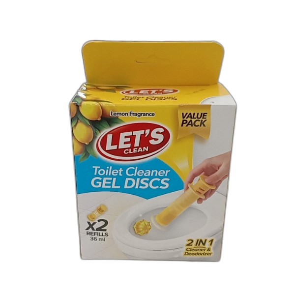 LETS TOILET CLEANSER GEL DISCS