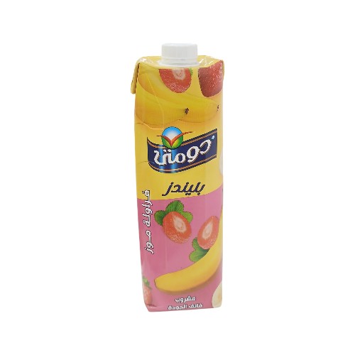 DOMTY JUICE  STRAWBERRY BANANA 1L
