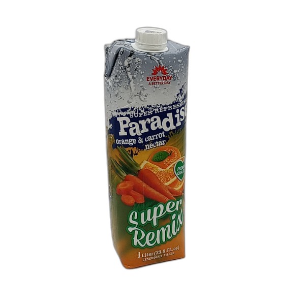 PARADISE ORANGE CARROT NECTAR 1L