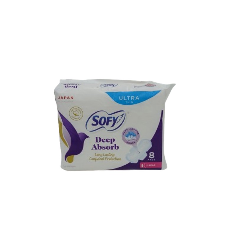 SOFY ULTRA DEEP LONG 29CM SINGLE 8 PADS