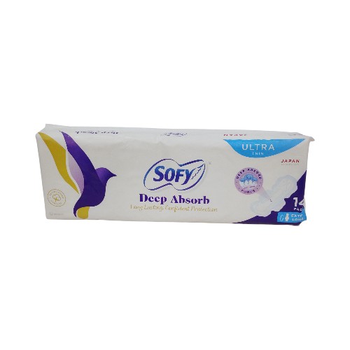 SOFY ULTRA DEEP EX-LONG 32CM DOUBLE 14 PADS