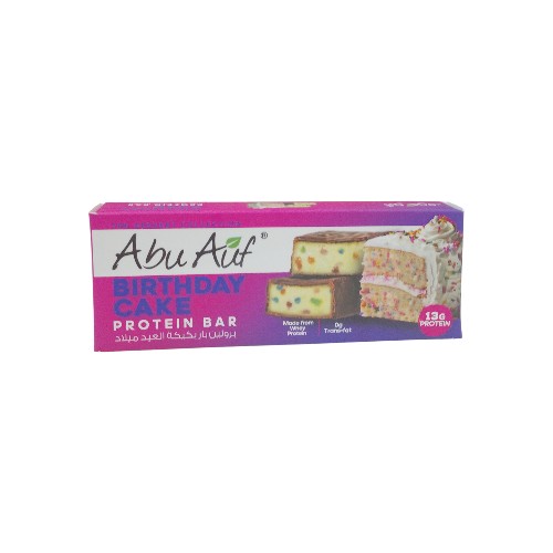 ABU AUF BIRTHDAY CAKE PROTEIN BAR 50G