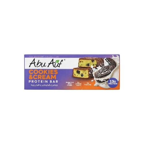 ABU AUF COOKIES CREAM PROTEIN BAR 50G