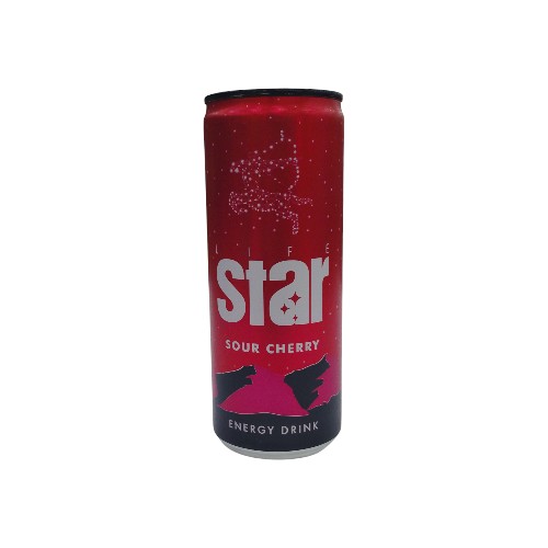 LIFE STAR SOUR CHERRY ENERGY 250ML
