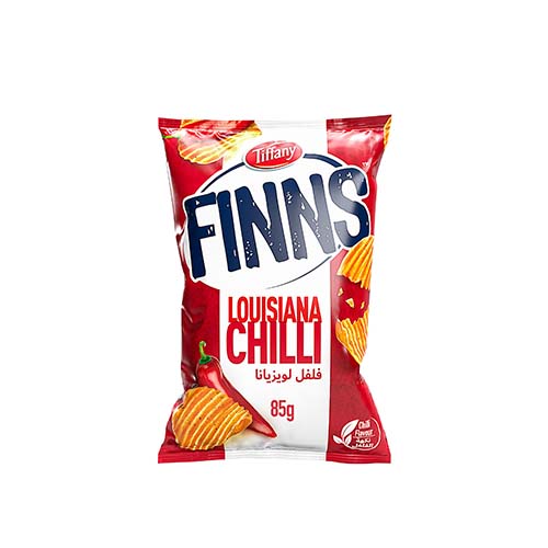 TIFFANY FINNS CHILLI CHIPS 85G