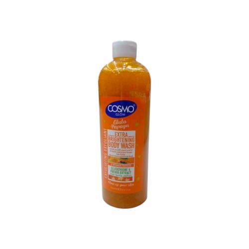 COSMO GLOW EXFOLIATING BODY WASH GLUTA PAPAYA 1L