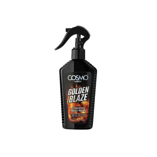 COSMO BODY FRAGRANCE SPRAY GOLDEN BLAZE 240ML