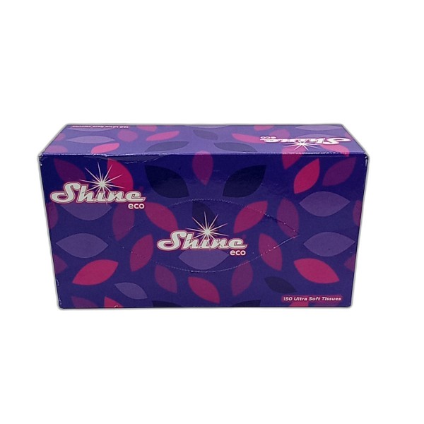 SHINE FACIAL TISSUE LARGE 150PC