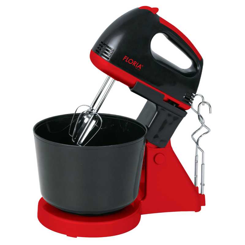 FLORIA HAND MIXER W BOWL BLACK ZLN7574