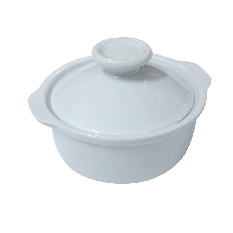 SUGAR POT W-LID CERAMIC 11CM P18-159A WHITE