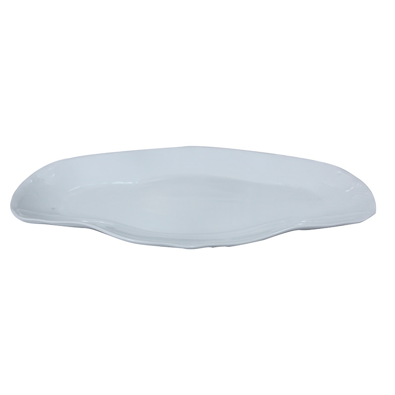 PLATE CERAMIC 20X35CM 17-277 WHITE