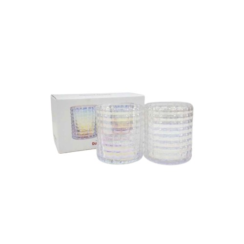 DANNYHOME GLASS CUP SET 2PCS