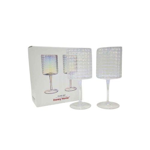 DANNYHOME GLASS CUP SET 2PCS