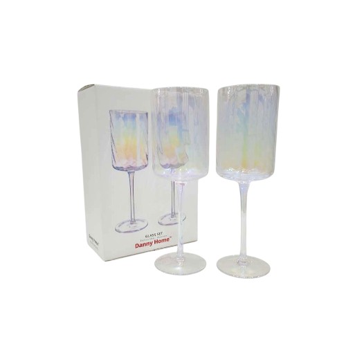 DANNYHOME GLASS CUP SET 2PCS