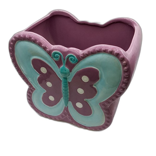 CERAMIC FLOWER POT 20.3X10.7X10