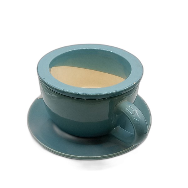 CERAMIC FLOWER POT 2PCS BLUE