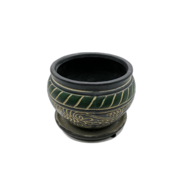 CERAMIC FLOWER POT 10.3X10.1CM