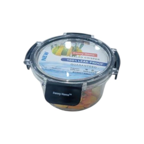 DANNYHOME ROUND SEALED CRISPER PET 420ML
