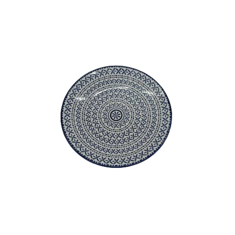 DANNYHOME FLAT PLATE 7.5 INCH BLUE