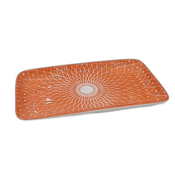 DANNYHOME REC. PLATE 8 INCH ORANGE