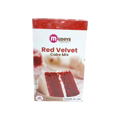 MUDEYS VELVET CAKE MIX 600G