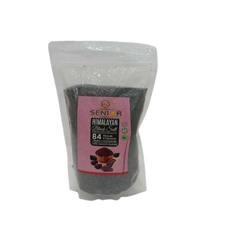 SENIOR HIMALAYAN BLACK FINE SALT POUCH 1KG