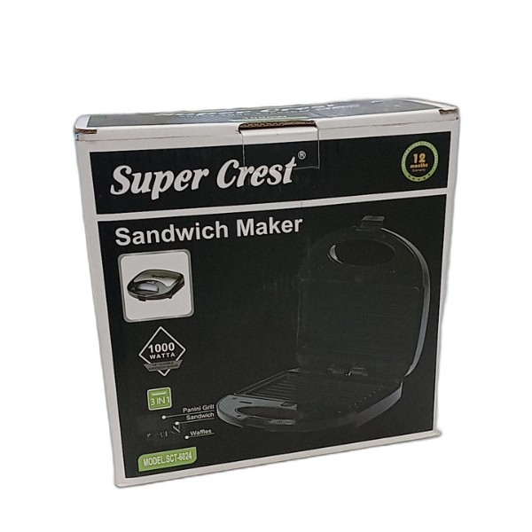 SUPER CREST SANDWICH MAKER 3 IN