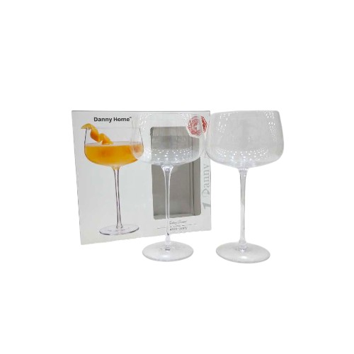 DANNYHOME SPRITZER GLASS SET OF 2 500ML CRYSTAL