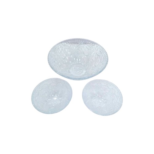 BOWL SERVING 7PCS SET GLASS OC.