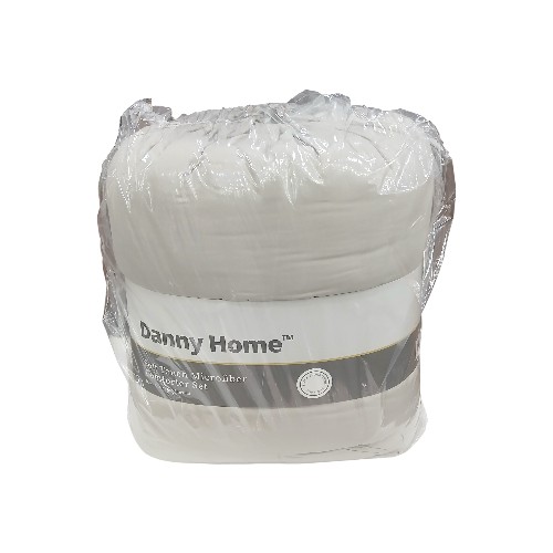 DANNYHOME QUILT SET SAND 260X240CM 3PCS