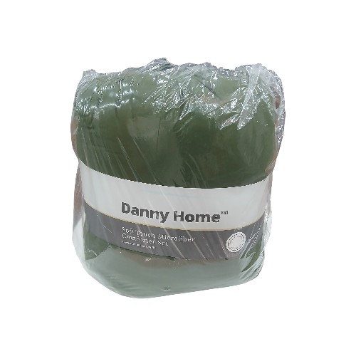 DANNYHOME QUILT SET SAGE 260X240CM 3PCS