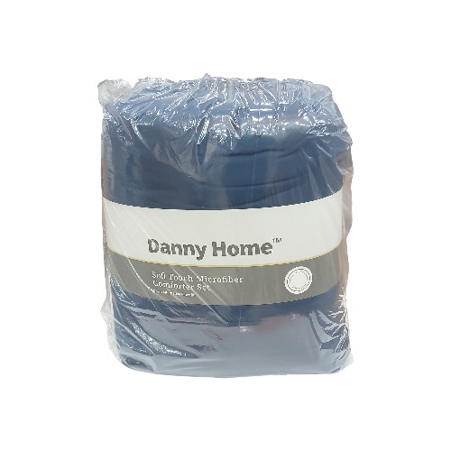 DANNYHOME QUILT SET BLUE 260X240CM 3PCS