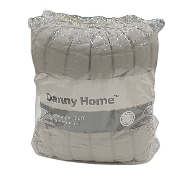 DANNYHOME COMFORTER SET DARK NATURAL 2PCS 140X200C