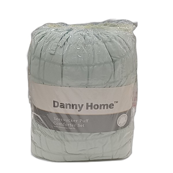 DANNYHOME COMFORTER SET GREEN 2PCS 140X200CM