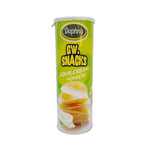 DAPHNIS SOUR CREAM ONION CHIPS 140G